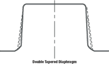 Diaphragm Life Double Tapered